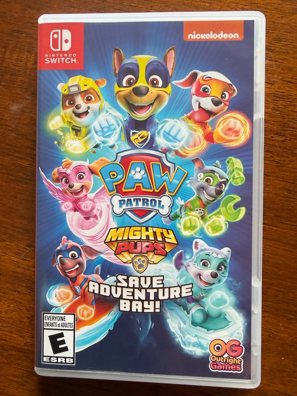 Nickelodeon PAW Patrol Mighty Pups: Save Adventure Bay - Nintendo Switch (Blue)